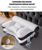 Nackenstützkissen Memory-Foam mit Wirbelsäulenausrichtung