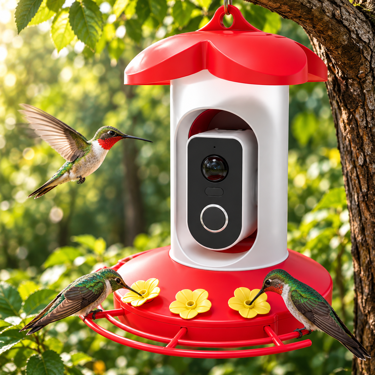 Kolibri-Futterspender mit 1080P Kamera und Wi-Fi