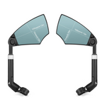 Bicycle rearview mirror with 180° field of view and 360° adjustment