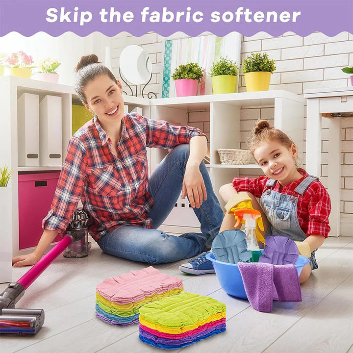 Microfiber Cleaning Pads – Dust, Hair & Dirt in One Wipe - Set of 5