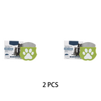 Pet comb with paw print handle