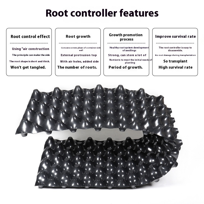 Root guide system plastic 20x20 cm – Prevents root rot