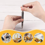 Feather strike needle with replaceable tips