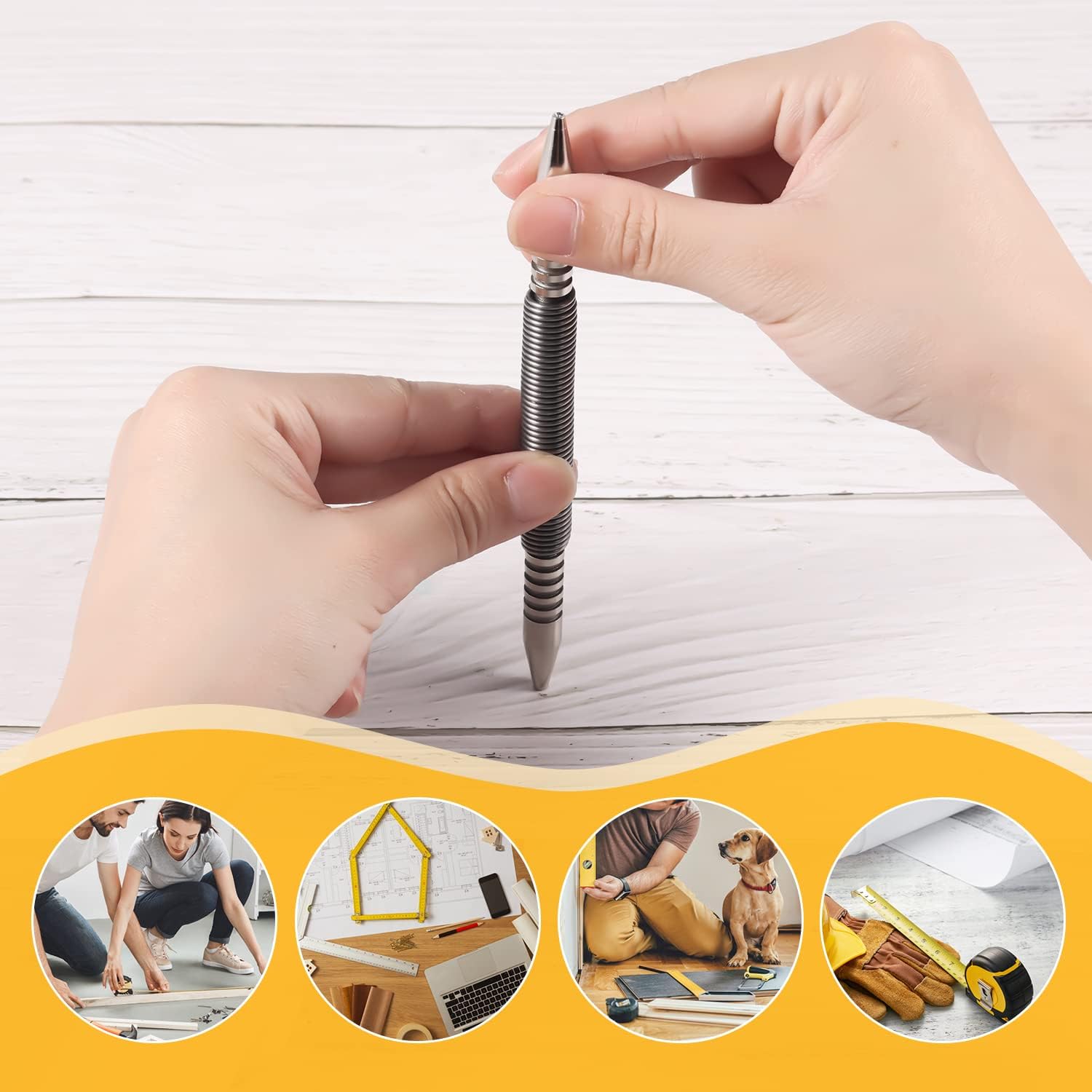 Feather strike needle with replaceable tips