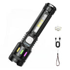LED-Taschenlampe mit Zoom und Ladeanzeige