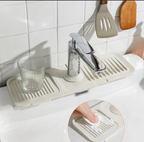 Sink Draining Mat with Splash Guard
