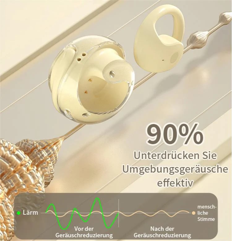 Bluetooth-Kopfhörer kabellos mit Ohrhaken