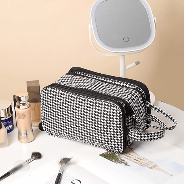 Cosmetic Bag with Compartments – Maximum Capacity