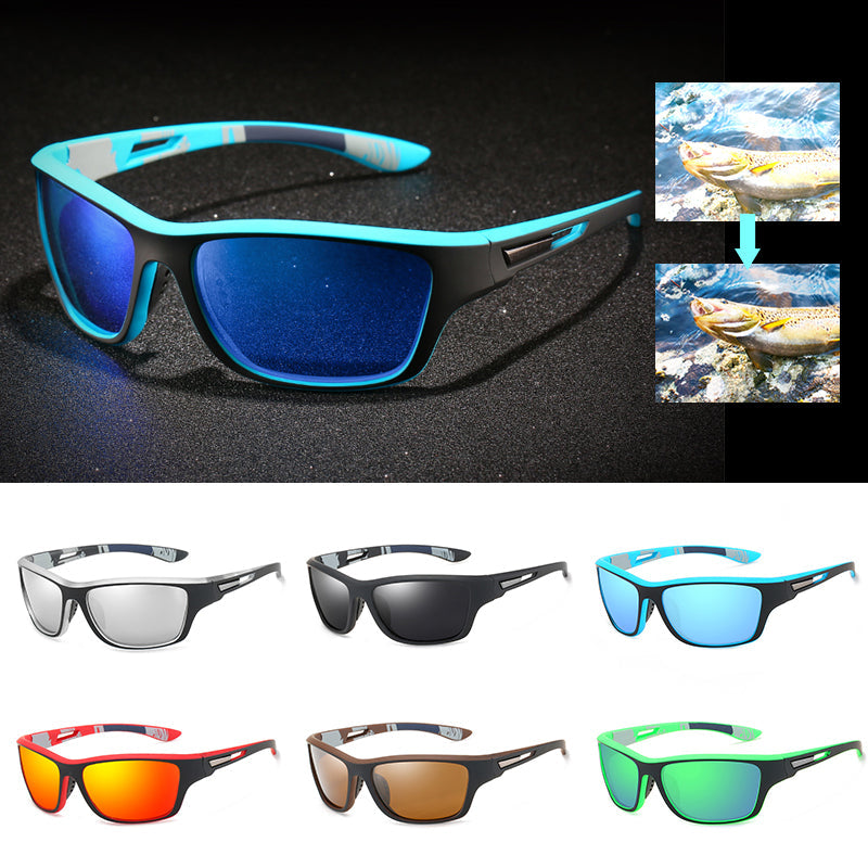 Polarisierte Sportsonnenbrille mit flexiblem Rahmen