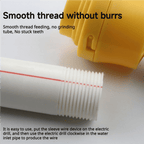 Thread cutter for water pipes with 3 sizes