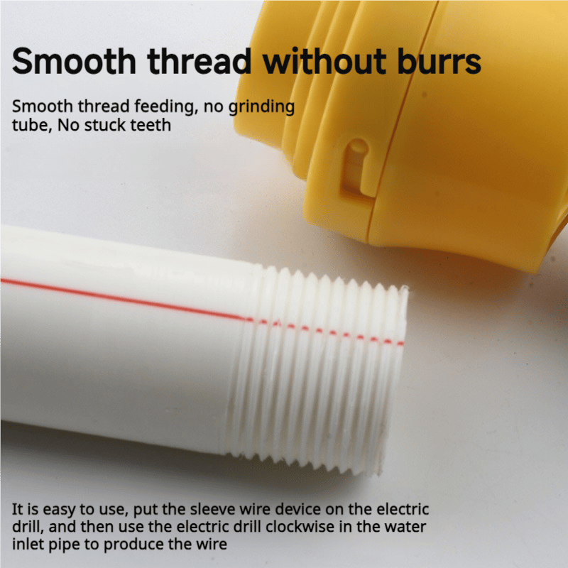 Thread cutter for water pipes with 3 sizes