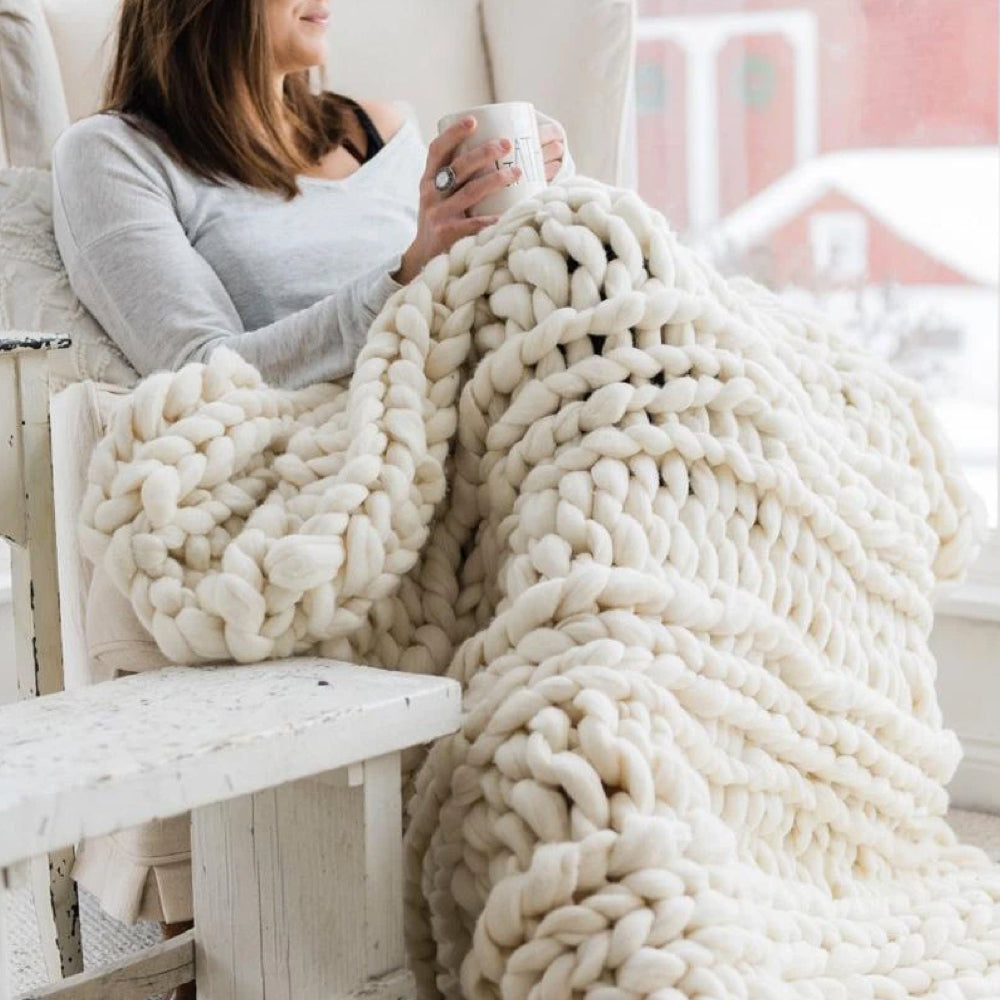 Chunky Strickdecke -   Mivoza Deutschland