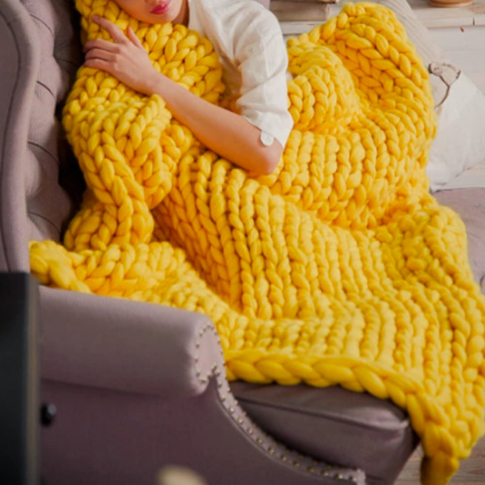 Chunky Strickdecke -   Mivoza Deutschland