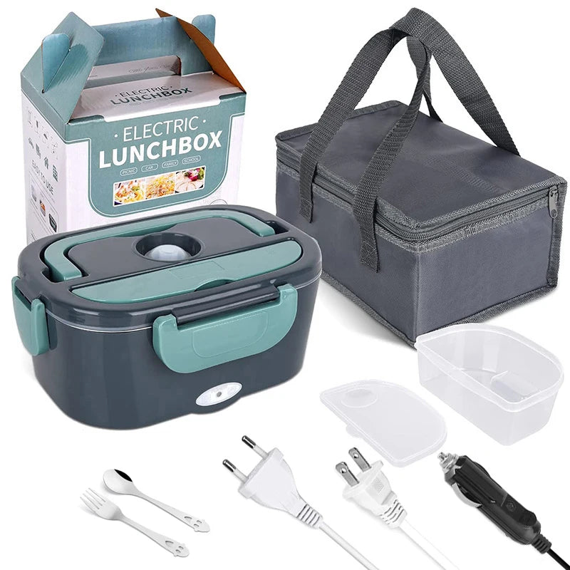 Elektrische Lunchbox mit Heizfunktion – Edelstahl