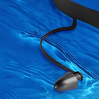 Swimming goggles with 180° field of view and anti-fog