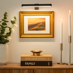 Wireless LED Picture Light – Dimmable Wall Lamp for Artwork