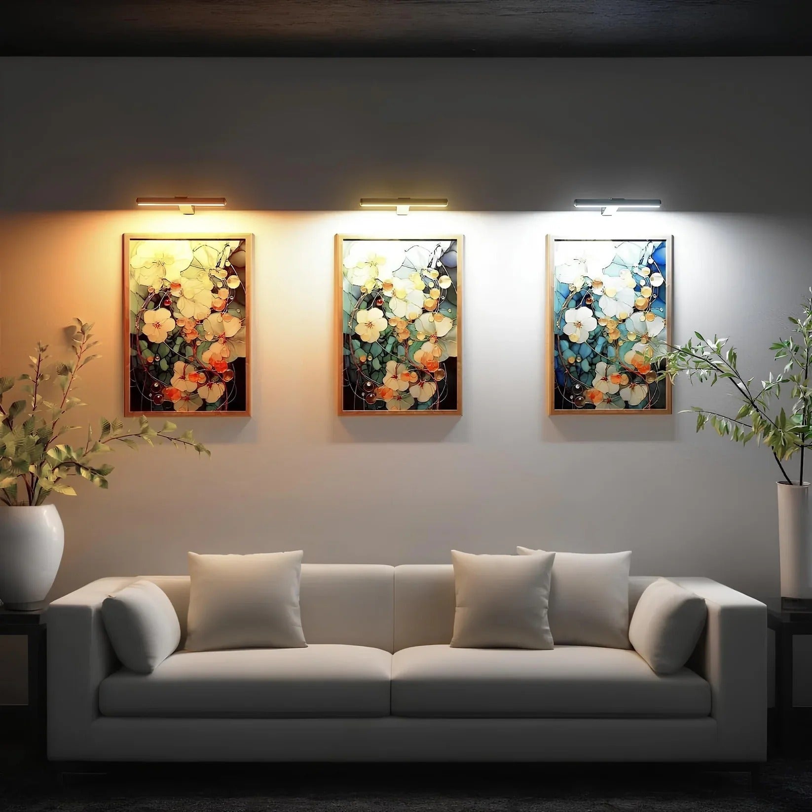 Wireless LED Picture Light – Dimmable Wall Lamp for Artwork