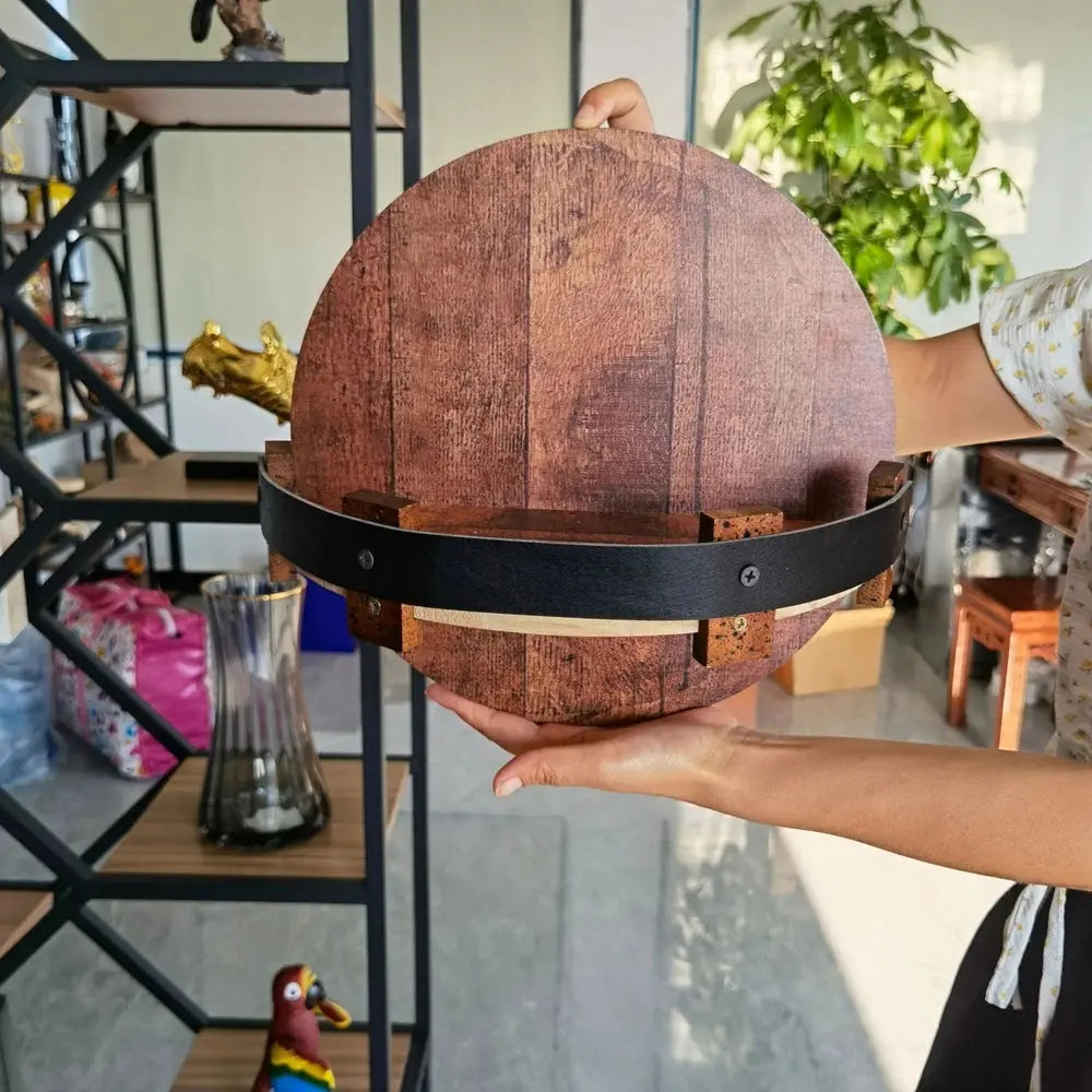 Authentischer Wandflaschenhalter aus Holz Mivoza Deutschland