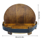 Authentischer Wandflaschenhalter aus Holz Mivoza Deutschland