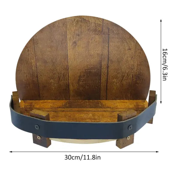 Authentischer Wandflaschenhalter aus Holz Mivoza Deutschland