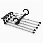 Opvouwbare Kleerhanger 5-in-1 Edelstaal