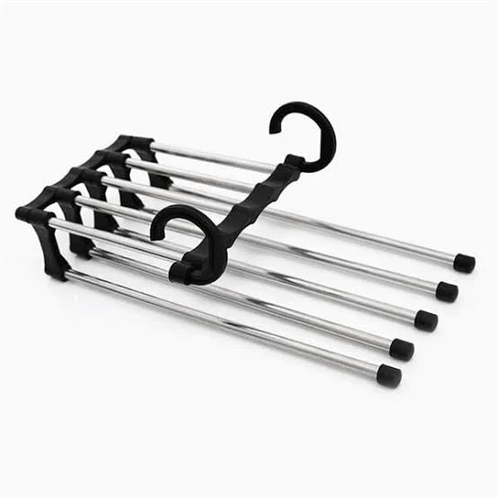 Opvouwbare Kleerhanger 5-in-1 Edelstaal