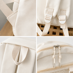 Transparenter Rucksack mit Pin-Fächern – Schulrucksack im japanischen Stil