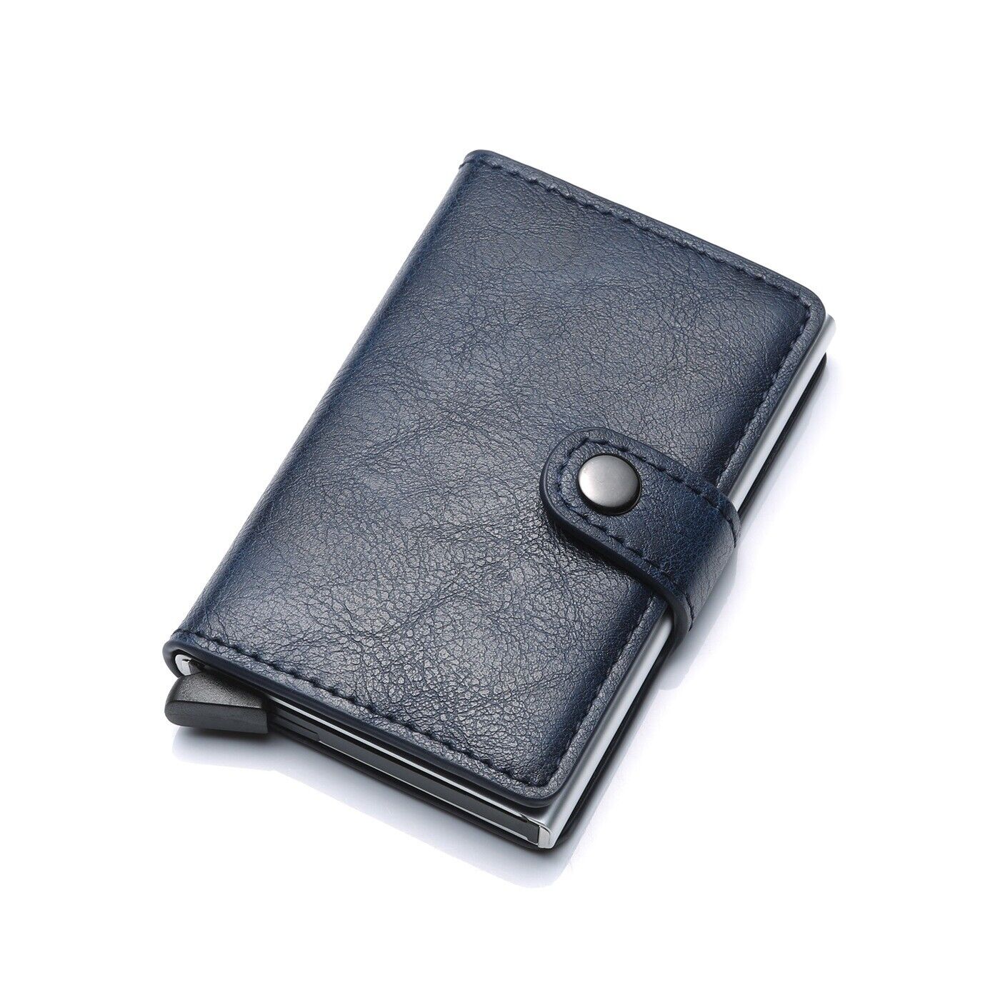Aluminum Card Holder with Money Clip – RFID Protected