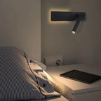 LED-Leselampe drehbar für Bett und Wohnbereich