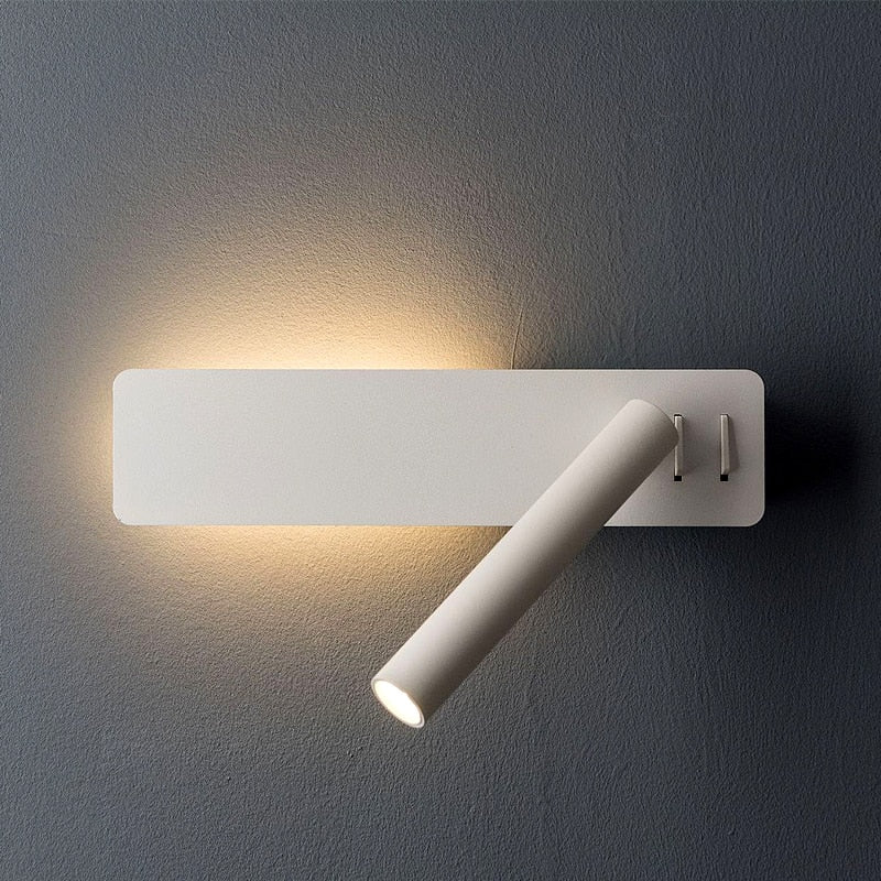 LED-Leselampe drehbar für Bett und Wohnbereich