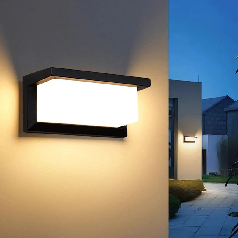 Outdoor LED Wall Light with Motion Sensor – 20W Weatherproof