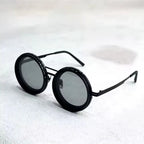 Retro sunglasses with UV400 protection – round lenses