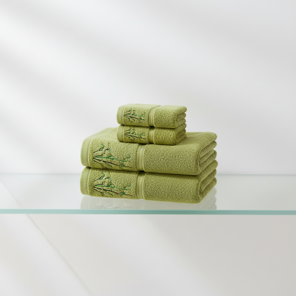 Handtuchset Bambus – Antibakteriell und ultraabsorbierend