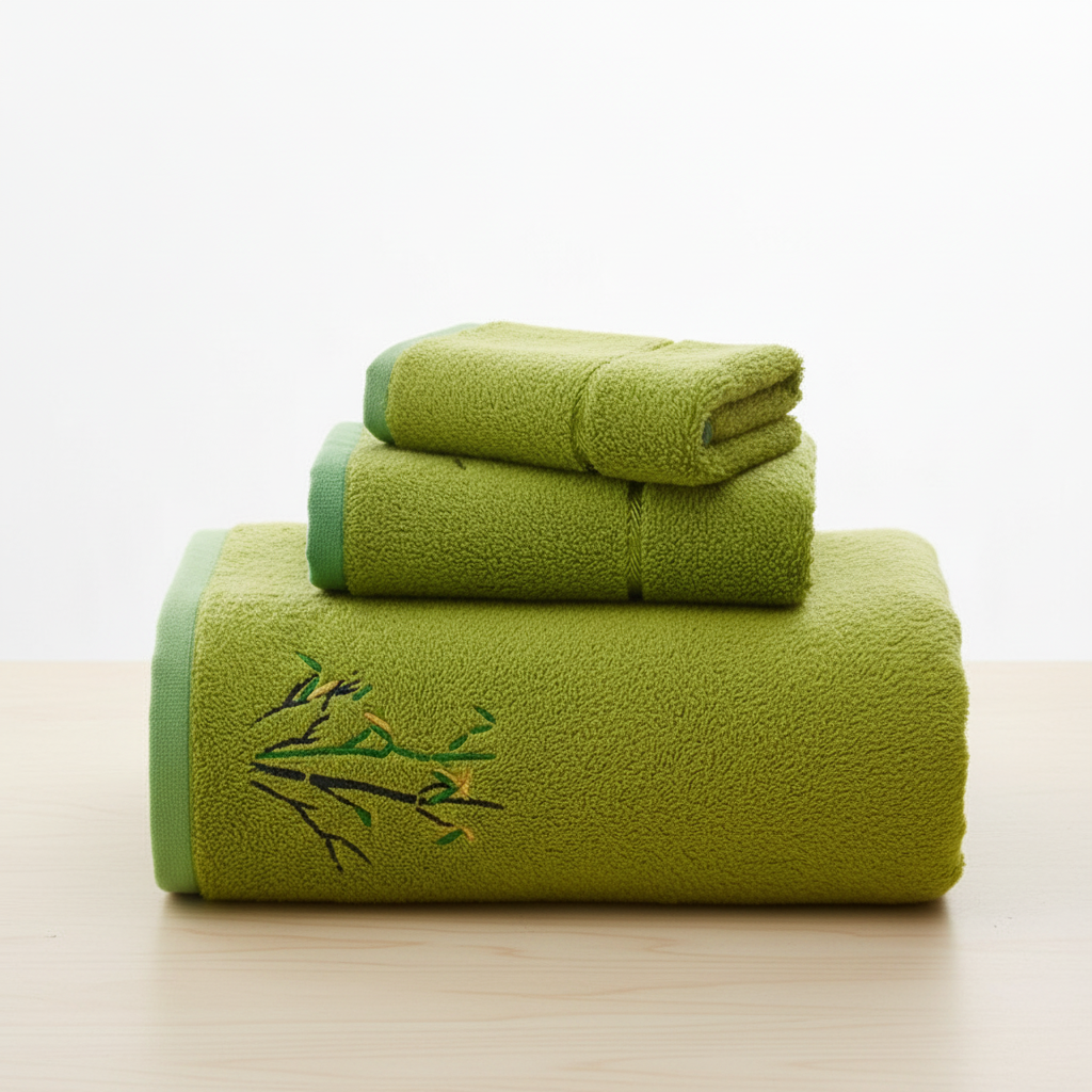 Handtuchset Bambus – Antibakteriell und ultraabsorbierend