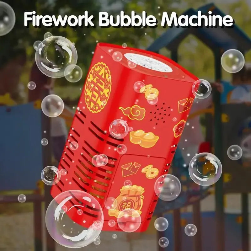 LED Bubble Machine with Light Effects – Battery-Powered for Outdoor Use