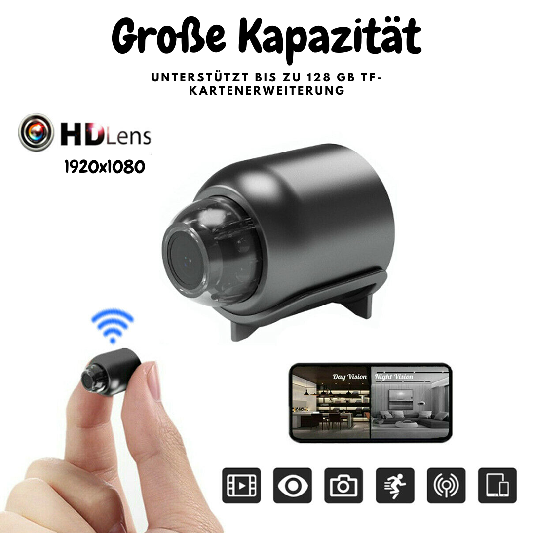 Mini-HD-WiFi-Überwachungskamera – Kompakt und diskret