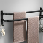 Handtuchhalter Wandmontage ohne Bohren – 2 oder 3 Stangen