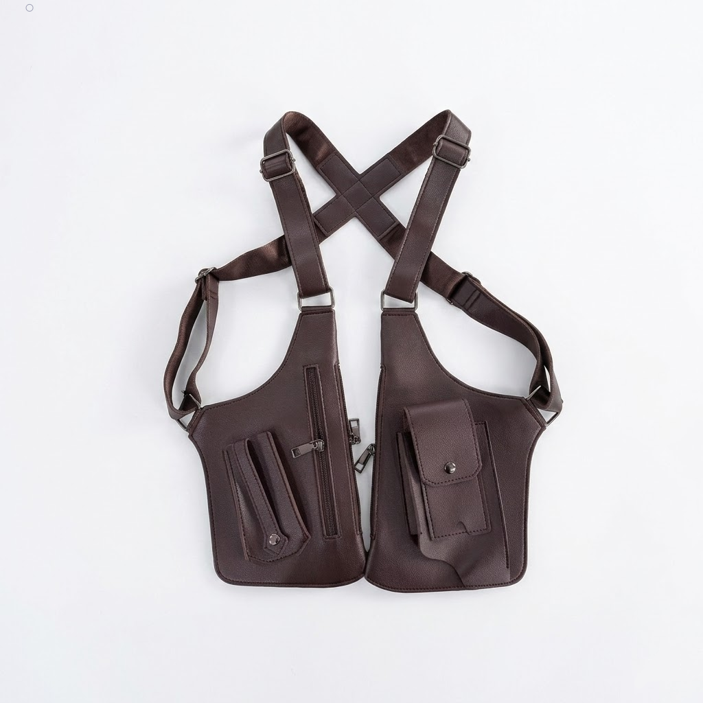 Herren Schultertasche Crossbody mit verstellbarem Riemen