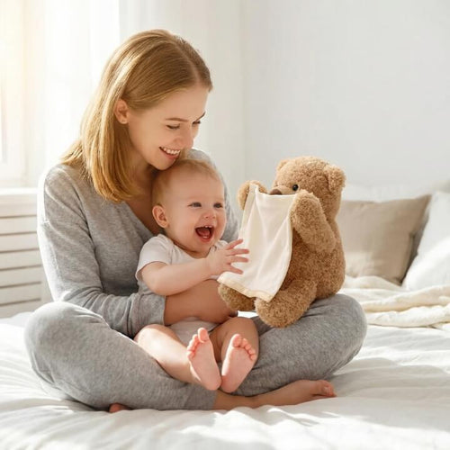 BuddyBear – Der Peek-a-Boo Teddybär, der Ihr Baby jedes Mal zum Lachen bringt -   Mivoza Deutschland