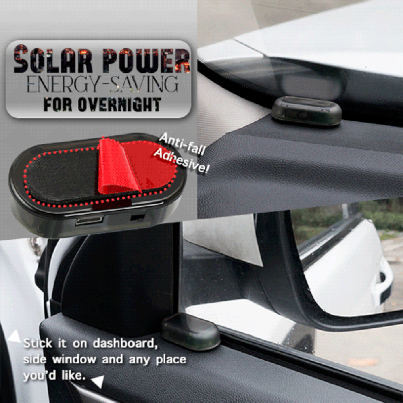 Auto Solar LED Alarm Light Theft Protection Indicator Light