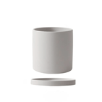 Ceramic Flower Pot with Saucer – Matte Surface