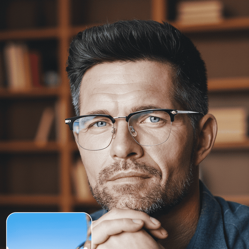 Lesebrille mit Blaulichtfilter – Ultraleicht und kratzfest
