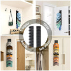 Cap-Organizer für die Wand – 10 Caps griffbereit, keine verknickten Schirme mehr -   Mivoza Deutschland