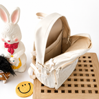Transparenter Rucksack mit Pin-Fächern – Schulrucksack im japanischen Stil