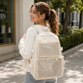 Transparenter Rucksack mit Pin-Fächern – Schulrucksack im japanischen Stil