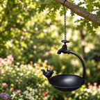 Vogelfutterspender Eisen Vintage – Wasserhahn-Design für den Garten