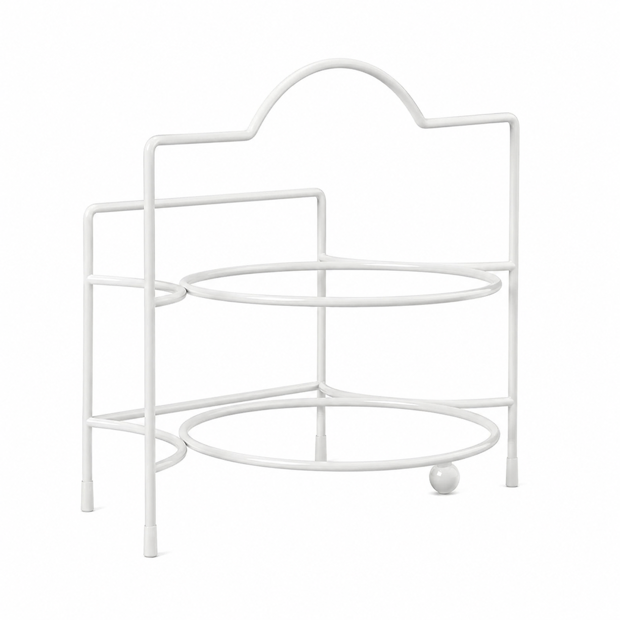 Küchen-Vorbereitungsregal mehrstufig mit Tablett-Organizer