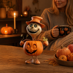 Kürbis-Figur für Garten und Zuhause – Herbstdeko