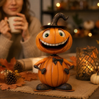 Kürbis-Figur für Garten und Zuhause – Herbstdeko