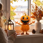 Kürbis-Figur für Garten und Zuhause – Herbstdeko
